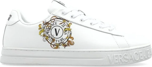 Versace Jeans Couture Logo Embellished Sneakers