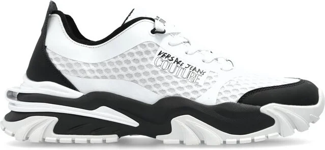 Versace Jeans Couture Logo Print Trainers