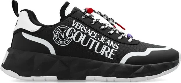 Versace Jeans Couture Logo Printed Lace-Up Sneakers