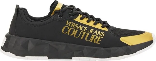 Versace Jeans Couture Logo Printed Lace-Up Sneakers