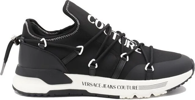 Versace Jeans Couture Logo Printed Lace-Up Sneakers