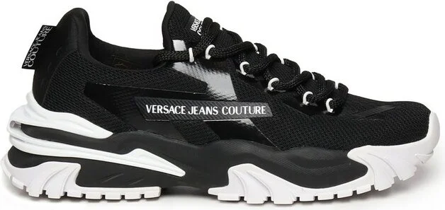 Versace Jeans Couture Logo Printed Lace-Up Sneakers