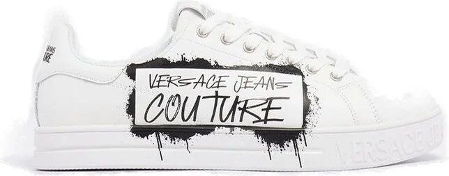 Versace Jeans Couture Logo Printed Lace-Up Sneakers