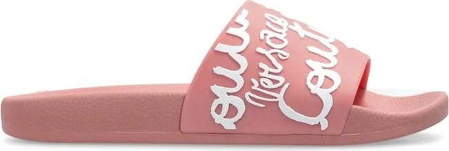 Versace Jeans Couture Logo Slide Sandals