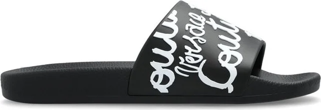 Versace Jeans Couture Logo Slide Sandals
