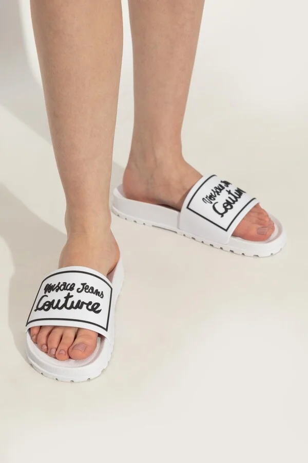 Versace Jeans Couture Rubber Flip-flops With Logo - Image 2