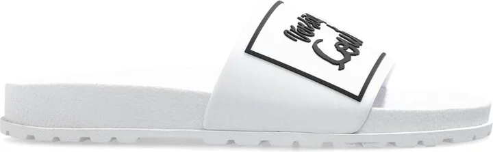 Versace Jeans Couture Rubber Flip-flops With Logo