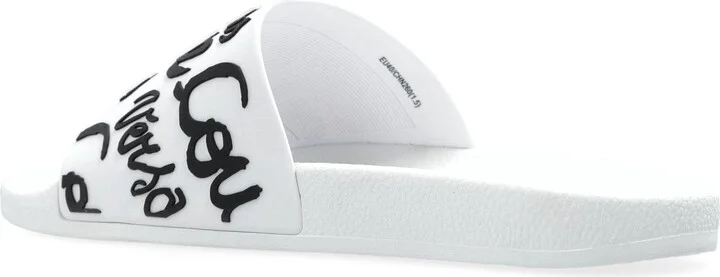 Versace Jeans Couture Rubber Slides With Logo - Image 5