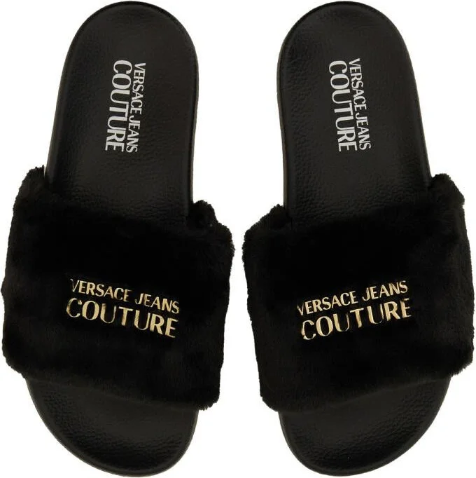 Versace Jeans Couture Slide Sandal With Logo - Image 5