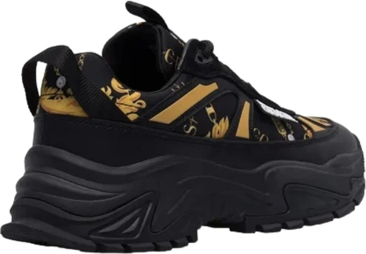 Versace Jeans Couture Sneakers Black And Gold - Image 2