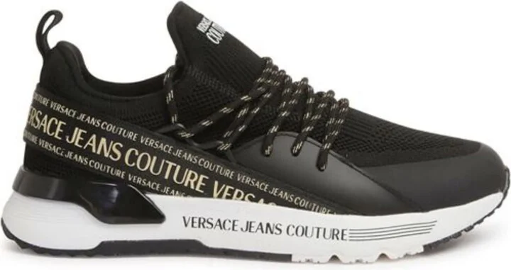 Versace Jeans Couture Sneakers Black And Gold