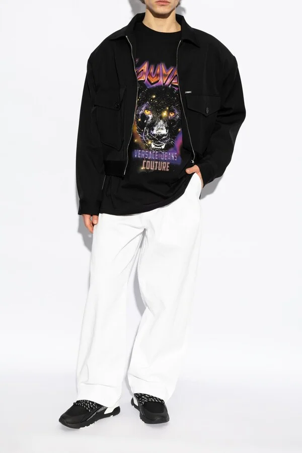 Versace Jeans Couture Sneakers With Printed Logo - Image 3