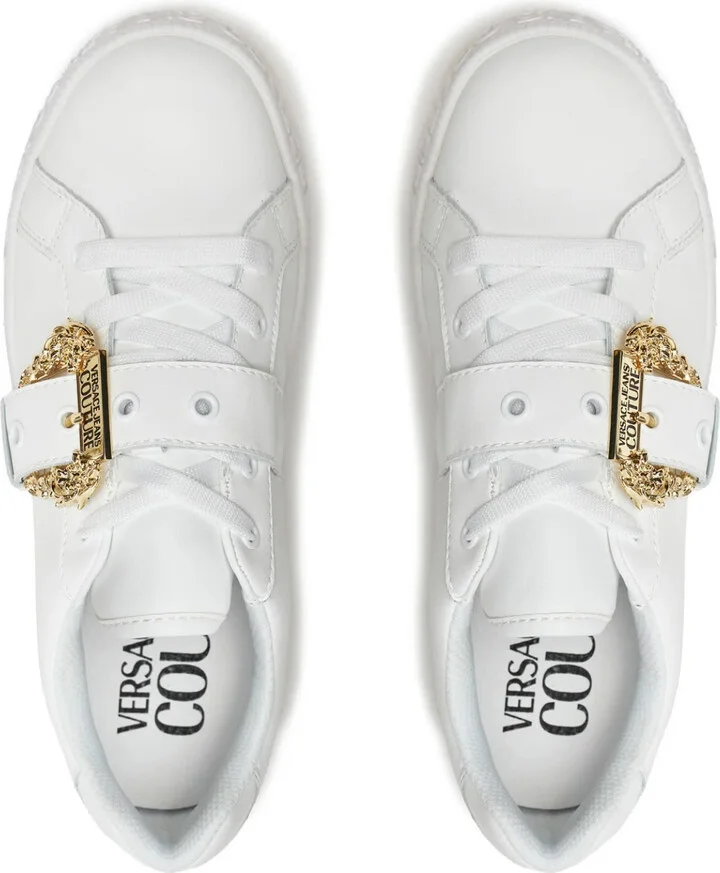 Versace Jeans Couture White Sneakers - Image 3
