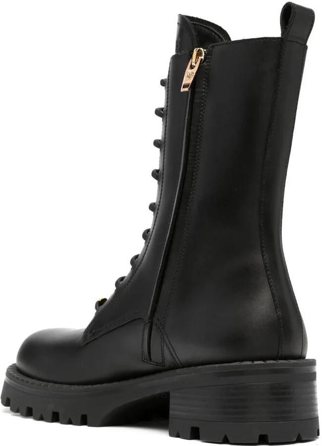 Versace Leather Ankle Boots Shoes - Image 3