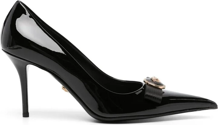 Versace Leather Heel Shoe Shoes