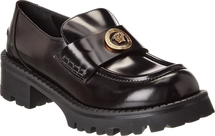 Versace Leather Loafer