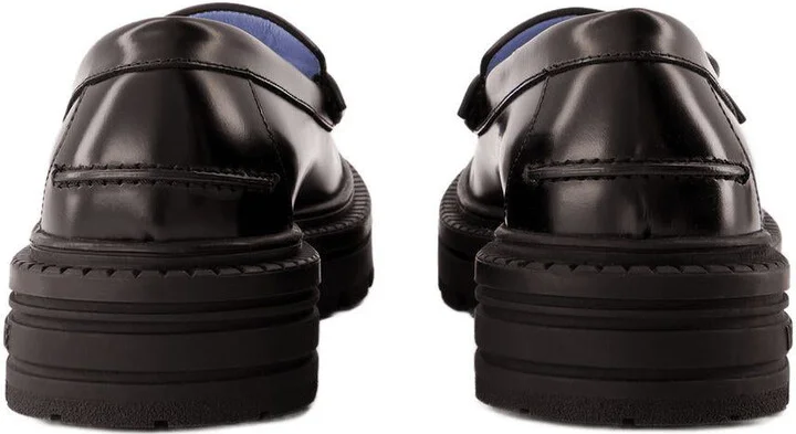 Versace Loafers Calf Leather Flat Shoes - Image 3