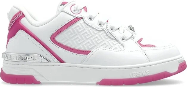 Versace Logo Detailed Lace Up Sneakers