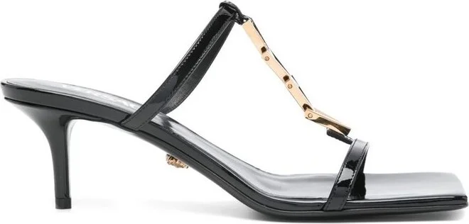 Versace Logo Detailed Open-Toe Sandals