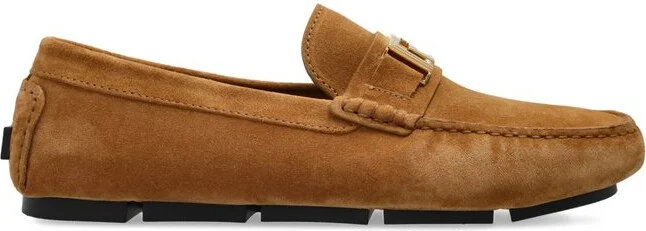 Versace Logo-Engraved Loafers
