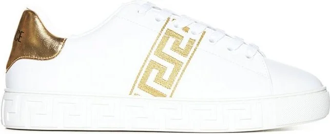 Versace Logo Patch Low-Top Sneakers