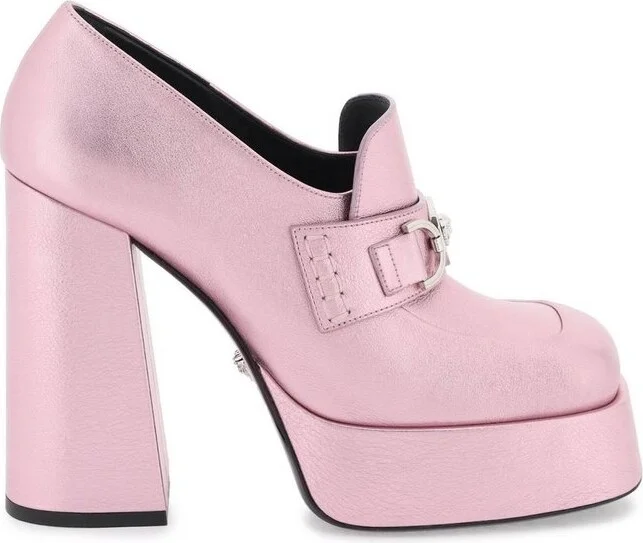Versace Medusa 95 Block Heel Pumps