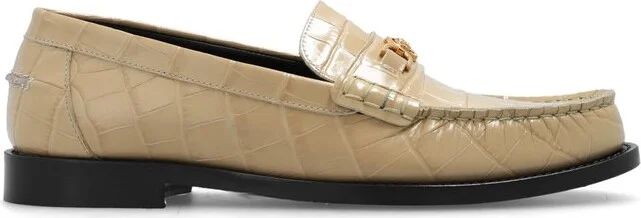 Versace Medusa 95 Embossed Slip-On Loafers