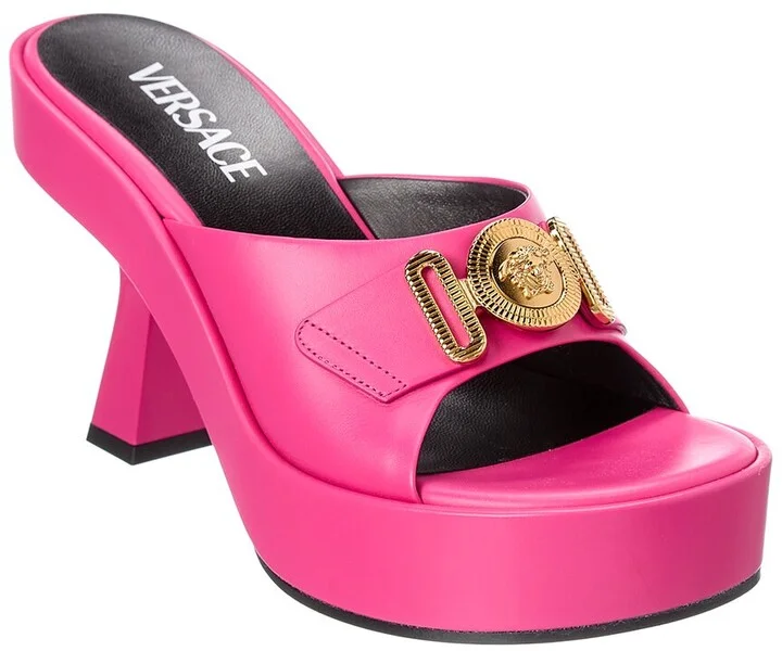 Versace Medusa Biggie Leather Sandal