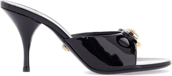 Versace Medusa Bow-Detailed Open-Toe Mules
