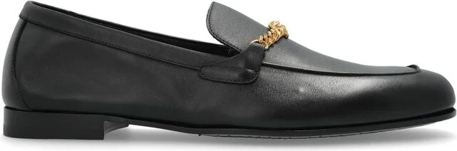 Versace Medusa Chain Detailed Slip-On Loafers