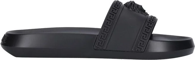 Versace Medusa Embossed Slip-On Slides