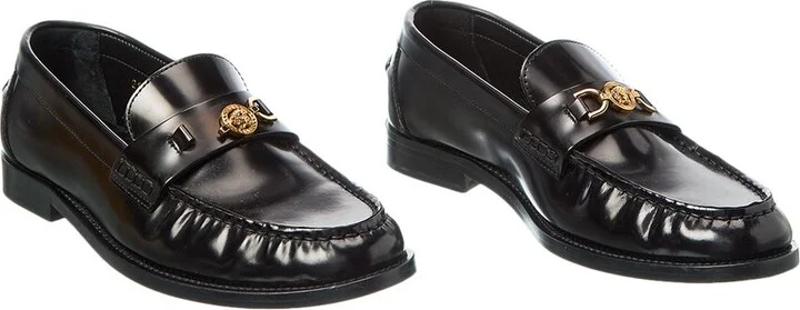 Versace Medusa Leather Loafer (Authentic Pre-Loved)