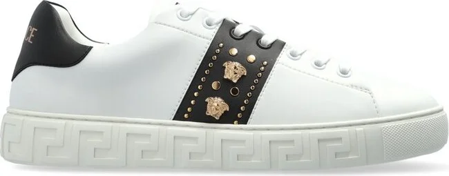 Versace Medusa-Motif Lace-Up Sneakers