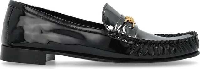 Versace Medusa-Plaque Slip-On Loafers