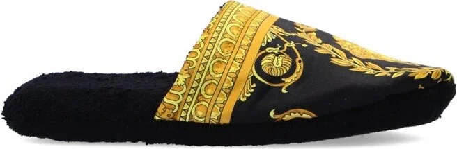 Versace Medusa Printed Flat Slippers