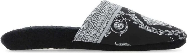 Versace Medusa Printed Flat Slippers