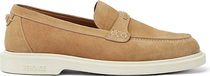 Versace Men's Suede Loafers