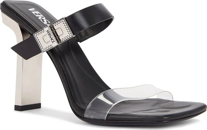 VERSACE Mule Sandal in Black - Image 2