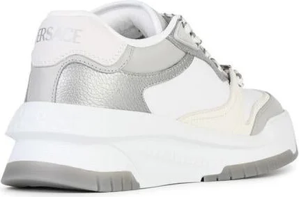 Versace 'Odissera' White Leather Sneakers - Image 3