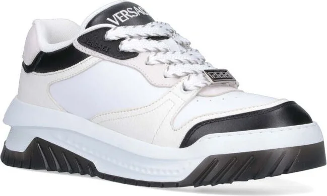 Versace 'Odissera' White Leather Sneakers - Image 3