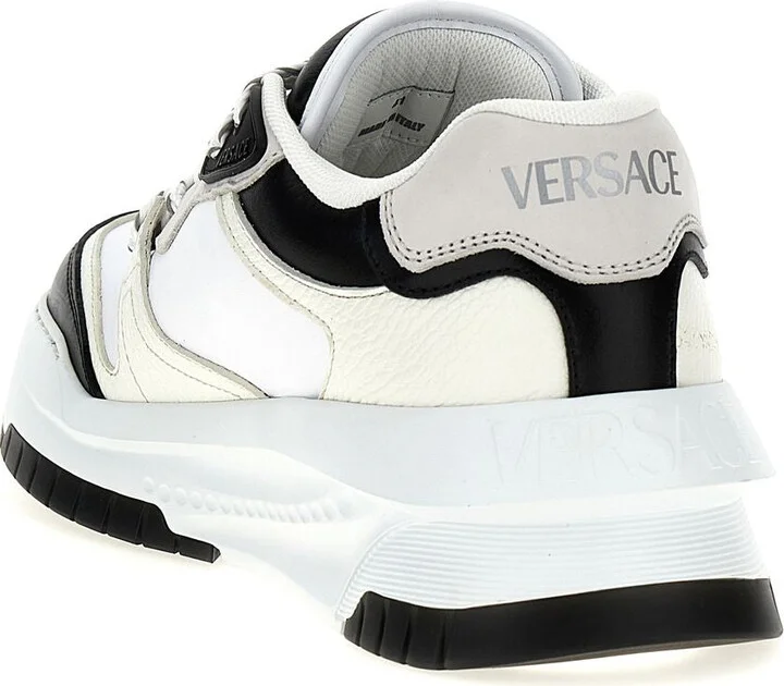 Versace 'Odissera' White Leather Sneakers - Image 4