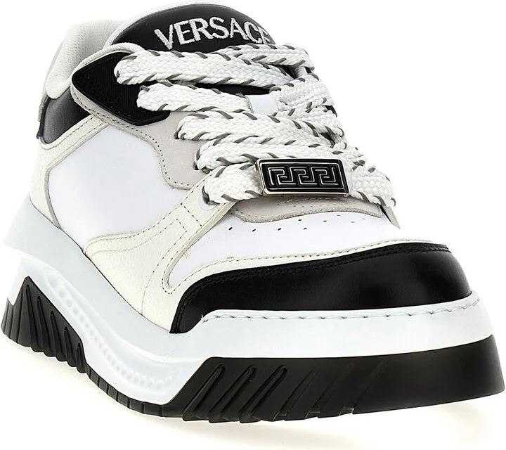 Versace 'Odissera' White Leather Sneakers - Image 6