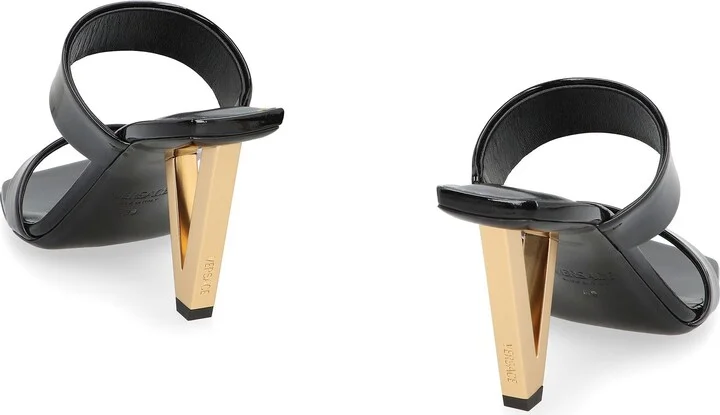 Versace Patent Leather Mules - Image 4