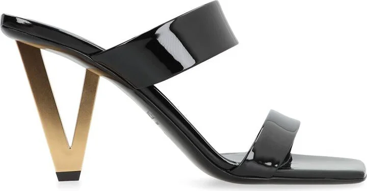 Versace Patent Leather Mules