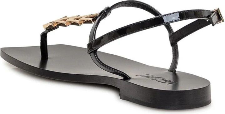 Versace Patent Leather Sandals - Image 3