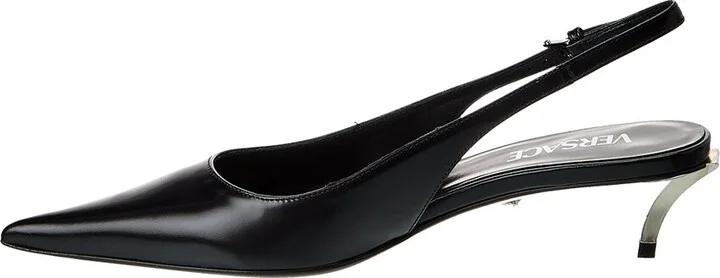 Versace Pin-Point Leather Pump - Image 2