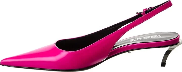 Versace Pin-Point Leather Pump - Image 2