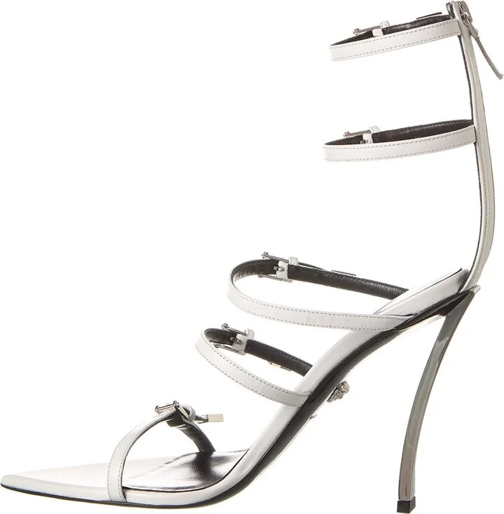 Versace Pin-Point Leather Sandal - Image 2