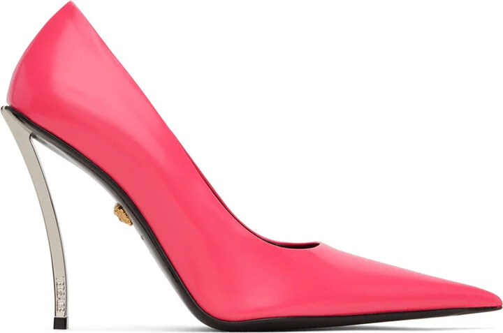 Versace Pink Pin-Point Heels