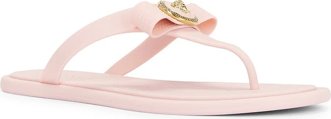 VERSACE Rubber Flip Flop in Pink - Image 2